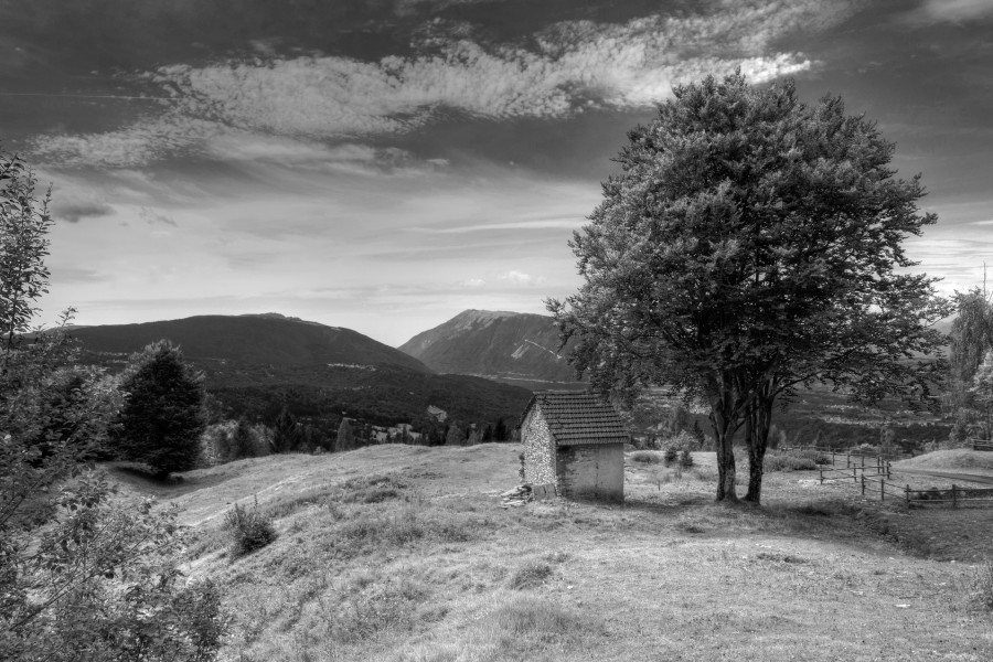 Mountains B&W