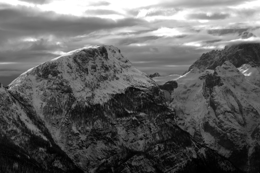 Mountains B&W