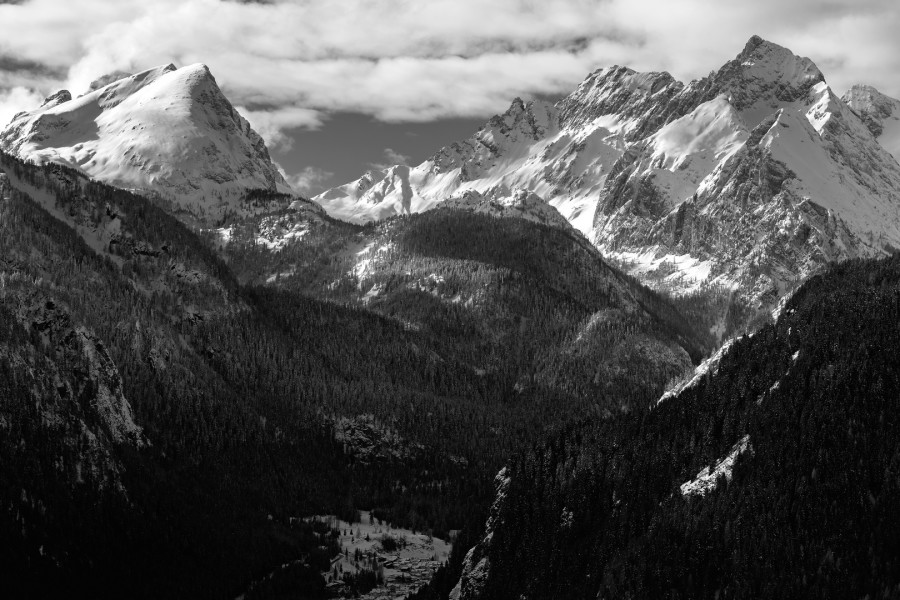 Mountains B&W